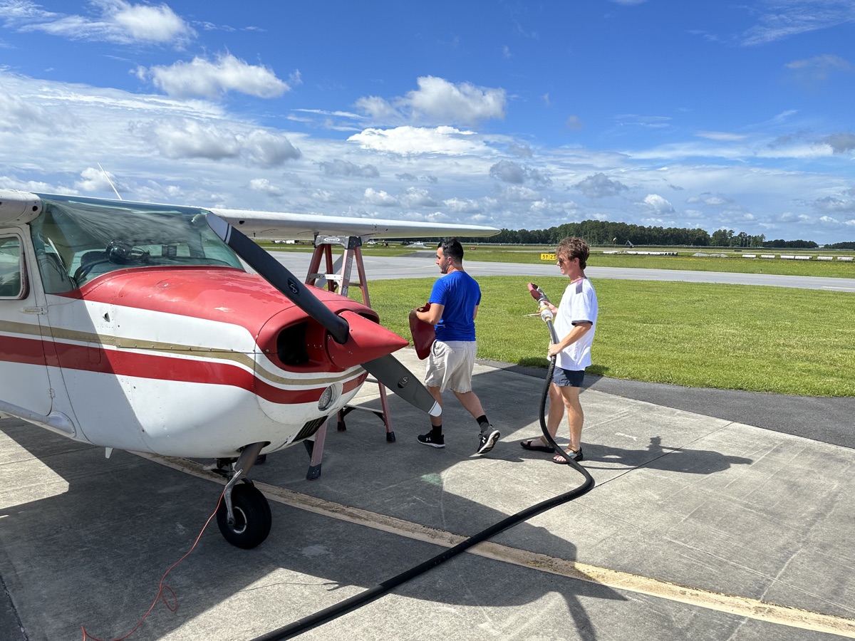 Fueling on the ramp