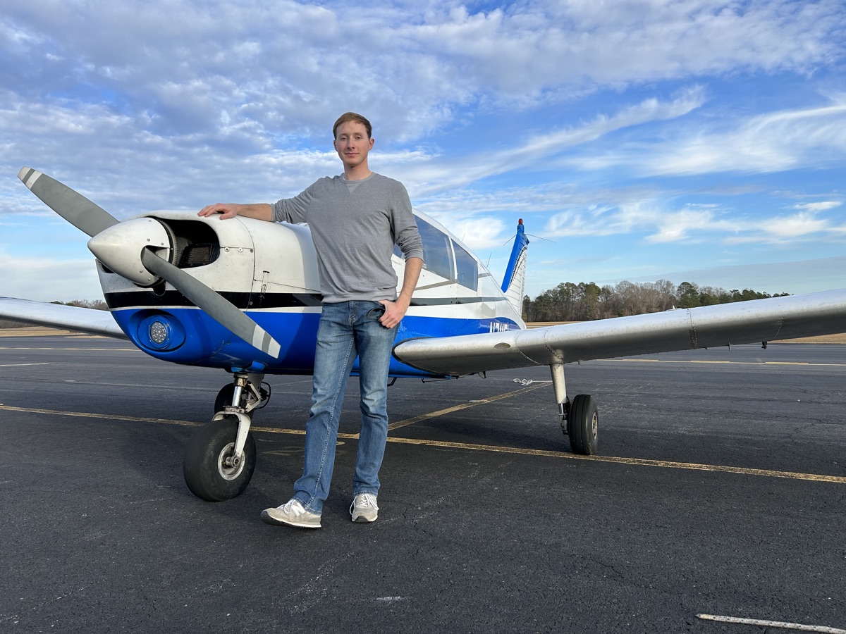 Airplane on the ramp