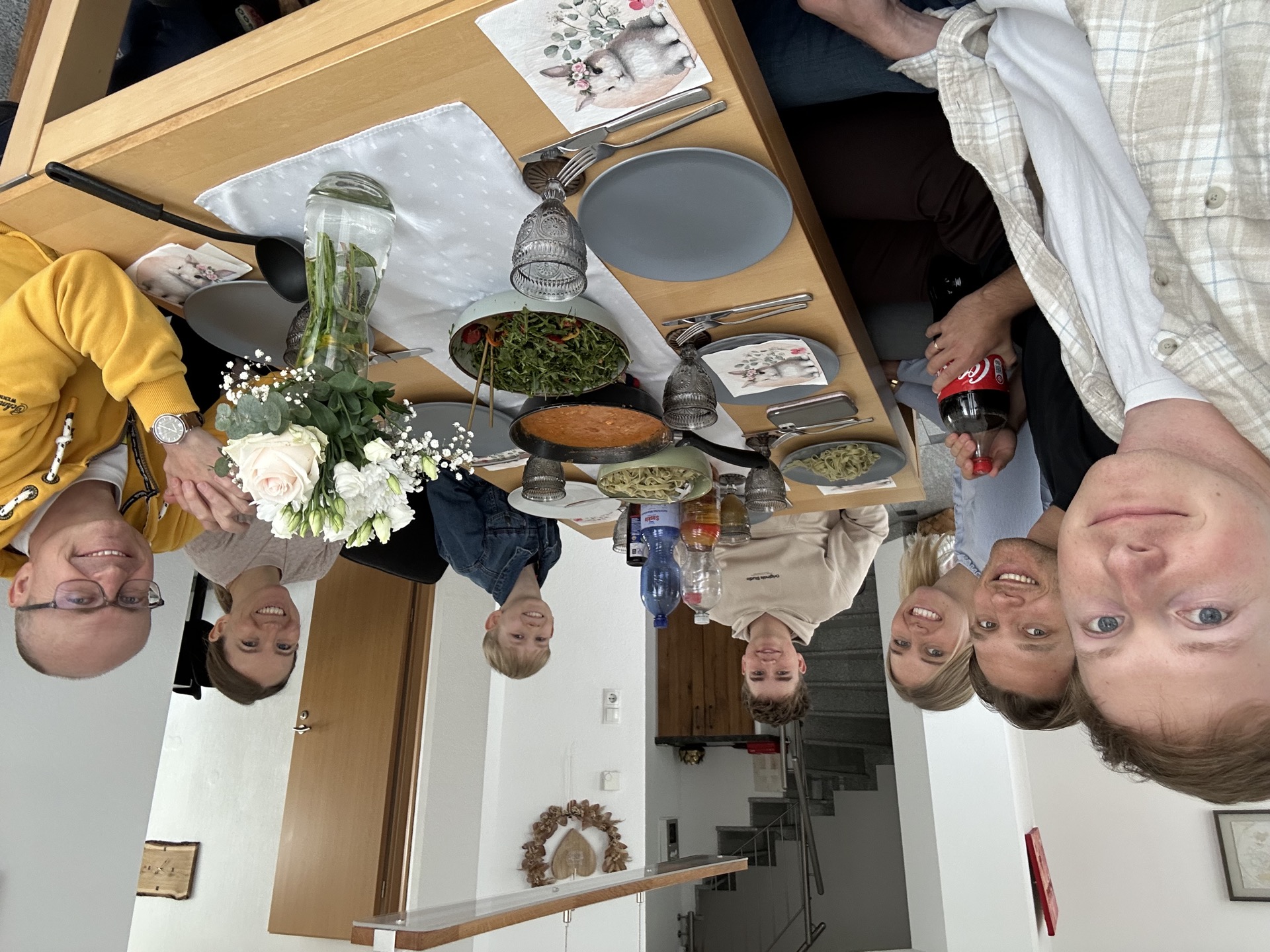 Lunch with members of Jonas' church