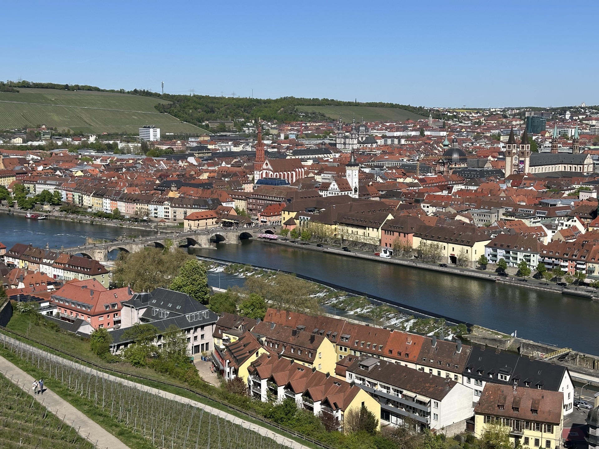 A cityscape in Germany